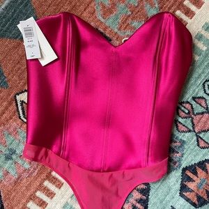 NWT! Aritzia satin bodysuit